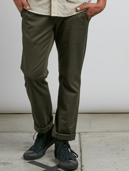 Frickin Modern Stretch Trousers - Seaweed Green