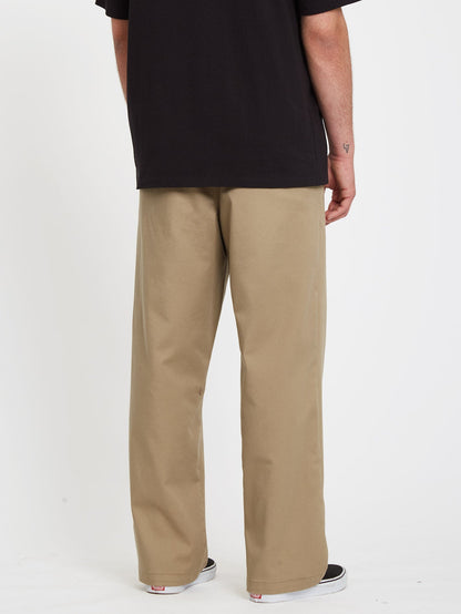 Loose Truck Chino Trousers - KHAKI