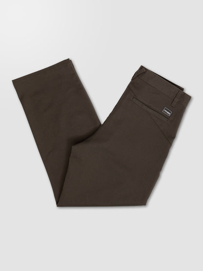 Loose Truck Chino Trousers - RINSED BLACK