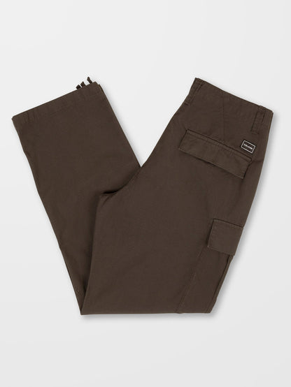Volmander March Cargo Trousers - RINSED BLACK