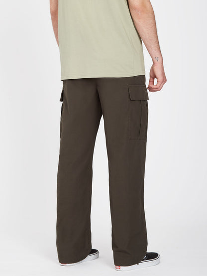 Volmander March Cargo Trousers - RINSED BLACK