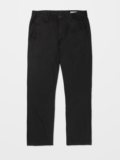 Frickin Regular Stretch Chino Trousers - BLACK