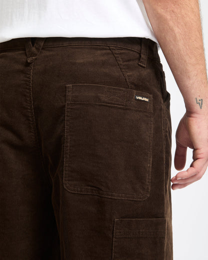 Kraftsman Corduroy Trousers - Brown Stone