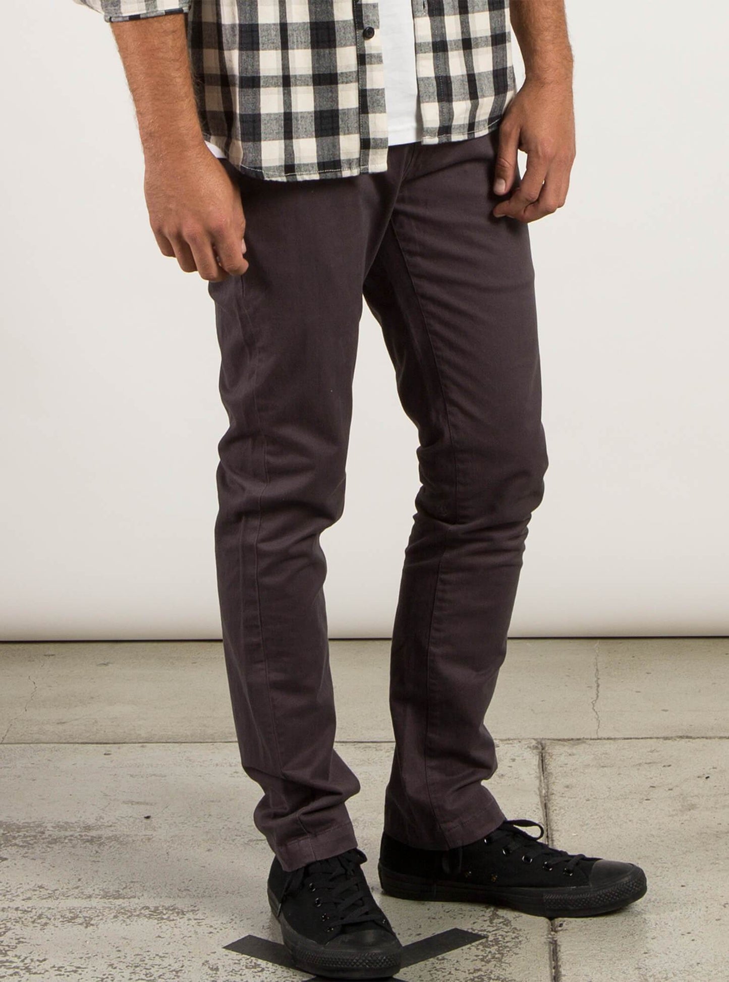 Frickin Slim Chinos - Asphalt Black