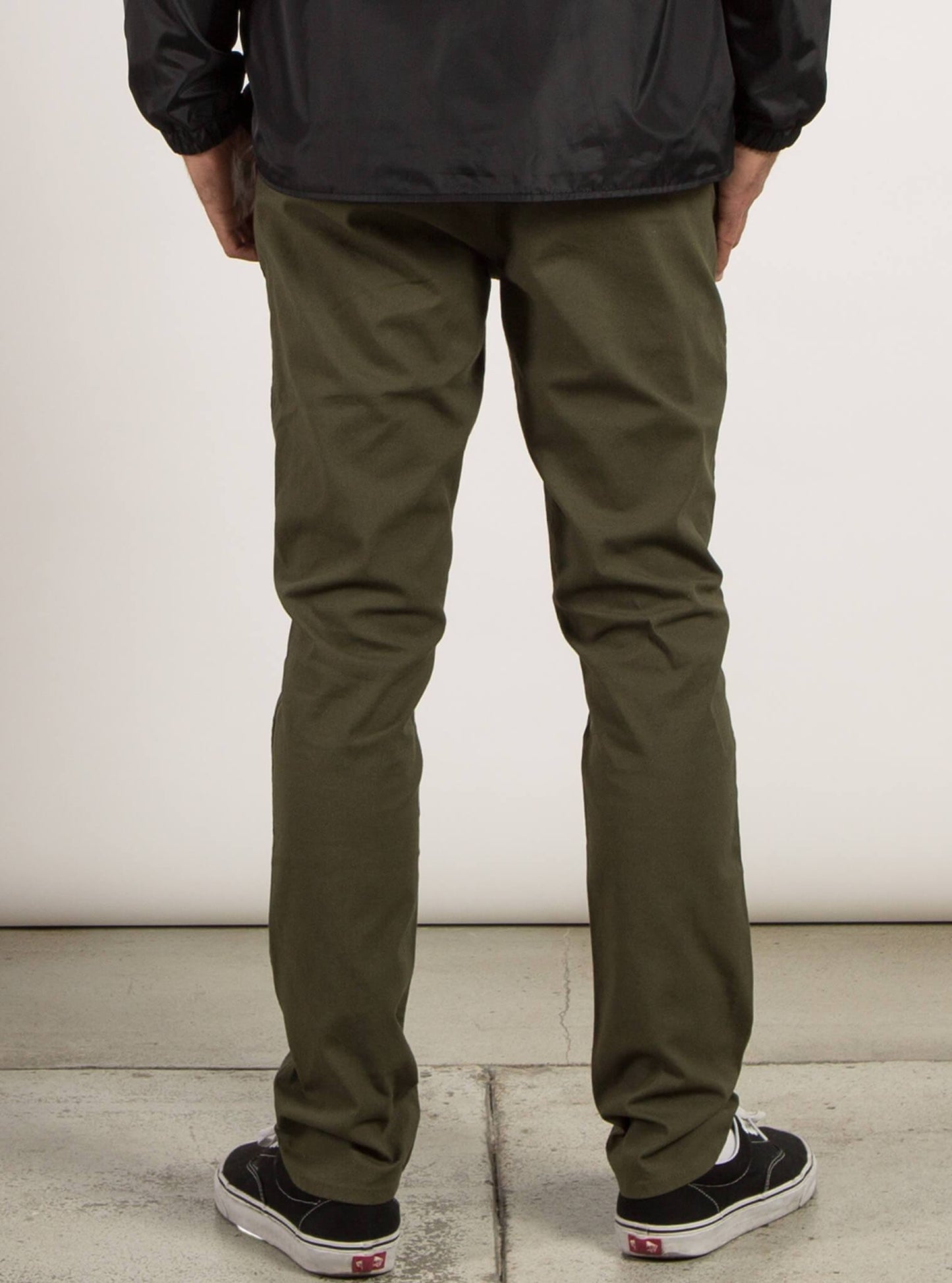 VSm Gritter Modern Tapered Chino Pants - Military