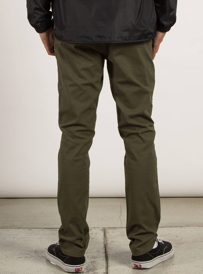 VSm Gritter Modern Tapered Chino Pants - Military