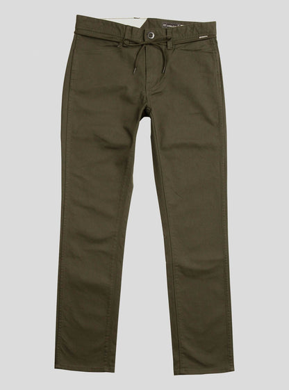 VSm Gritter Slim Chino Pants - Dark Green
