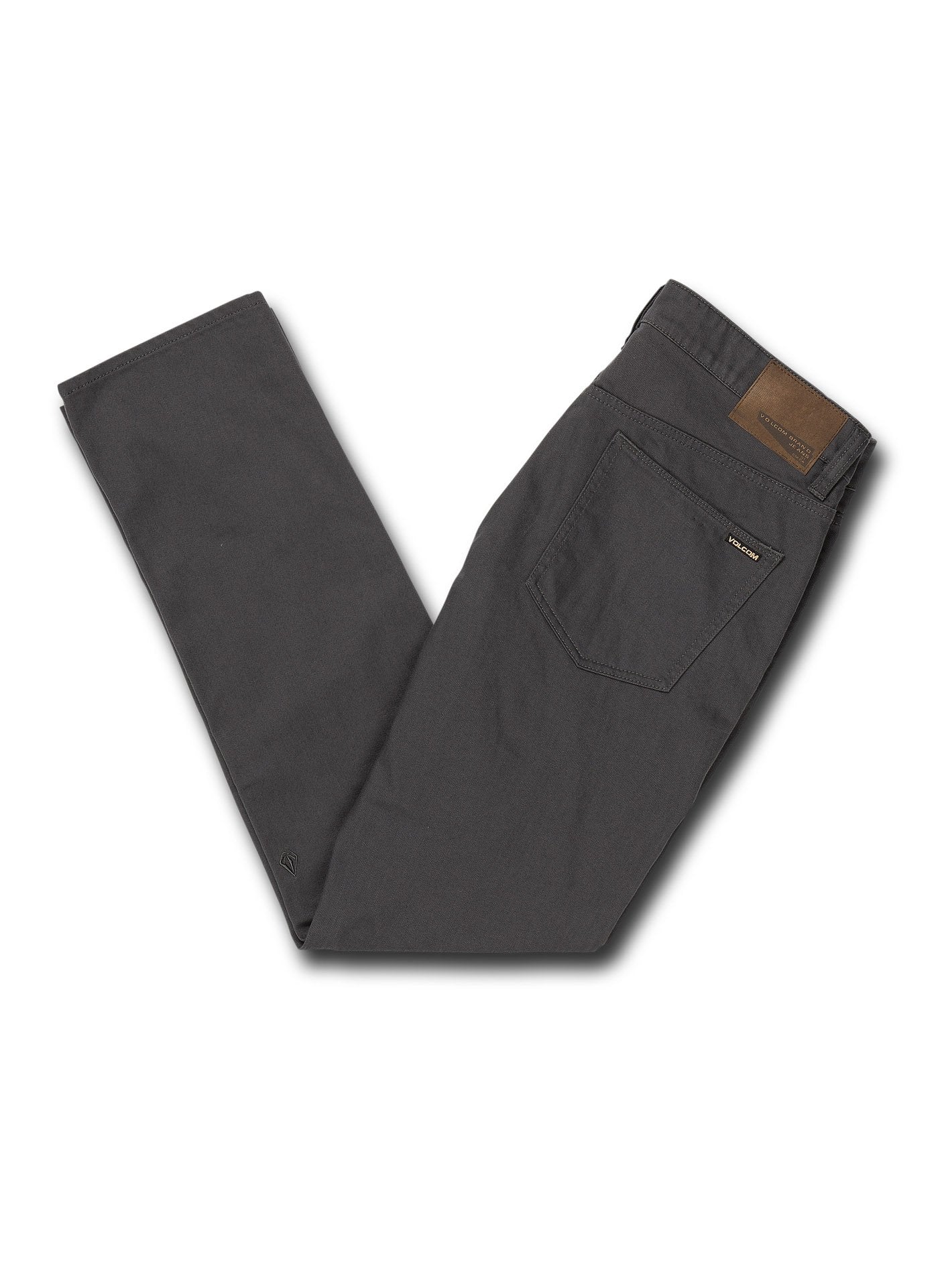 Vorta 5 Pocket Slub Trousers - Asphalt Black
