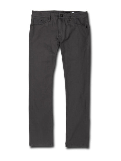 Vorta 5 Pocket Slub Trousers - Asphalt Black