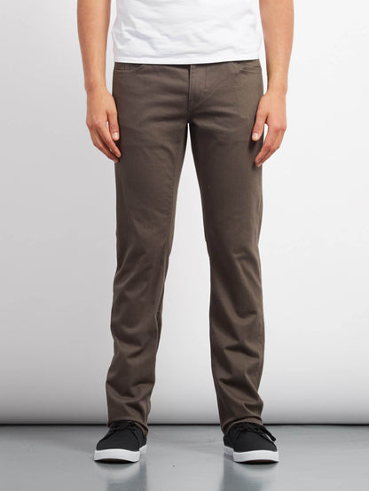 Vorta 5 Pocket Slub Pant - LEAD