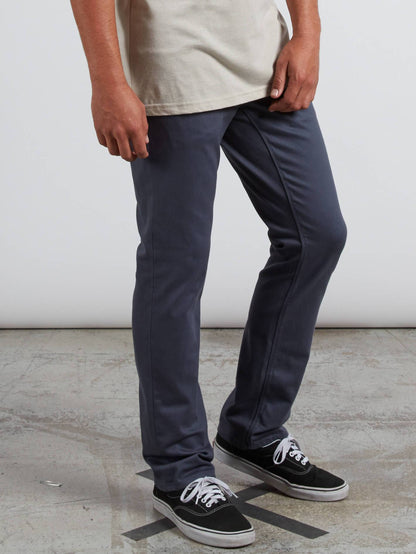 Vorta 5 Pocket Slub Slim Fit Jeans - Midnight Blue