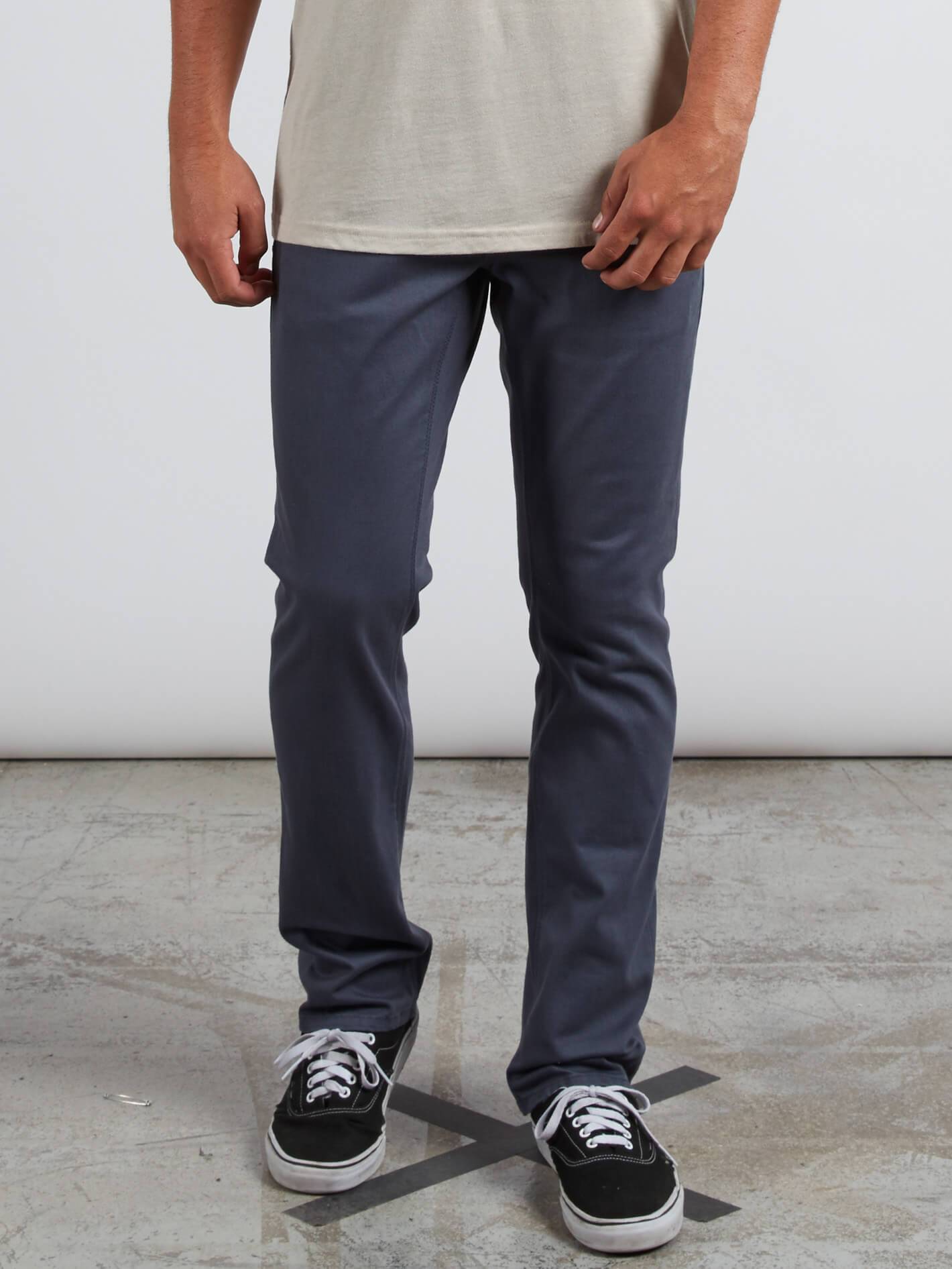 Vorta 5 Pocket Slub Slim Fit Jeans - Midnight Blue