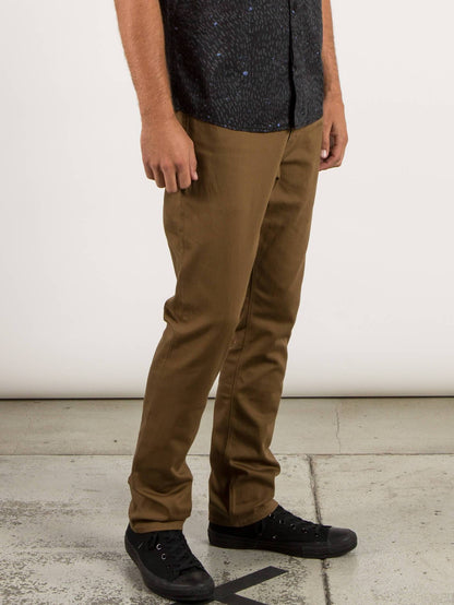 Vorta 5 Pocket Slub Slim Fit Jeans - Mud