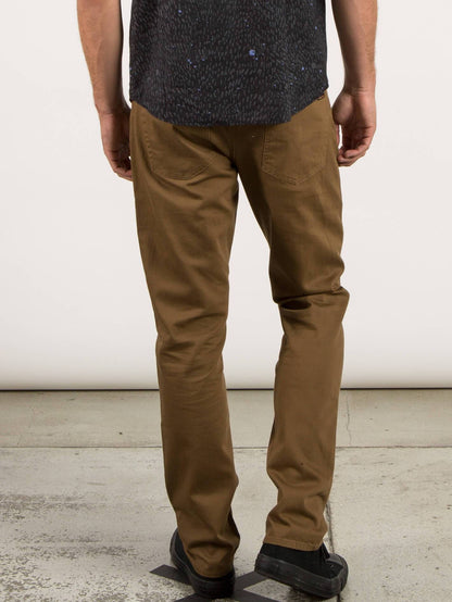 Vorta 5 Pocket Slub Slim Fit Jeans - Mud