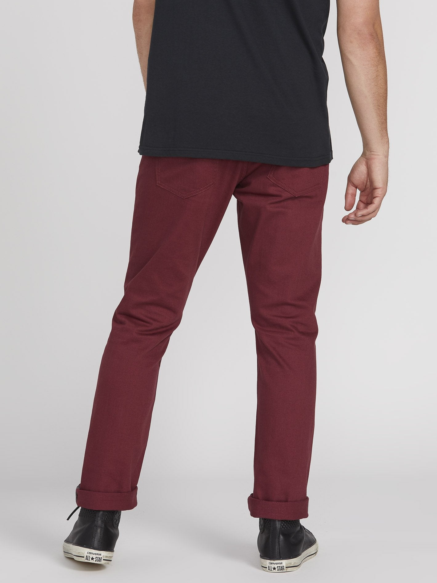 Vorta 5 Pocket Slub Trousers - Pinot
