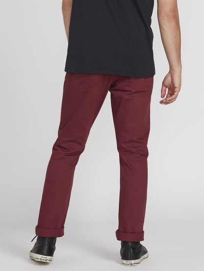 Vorta 5 Pocket Slub Trousers - Pinot