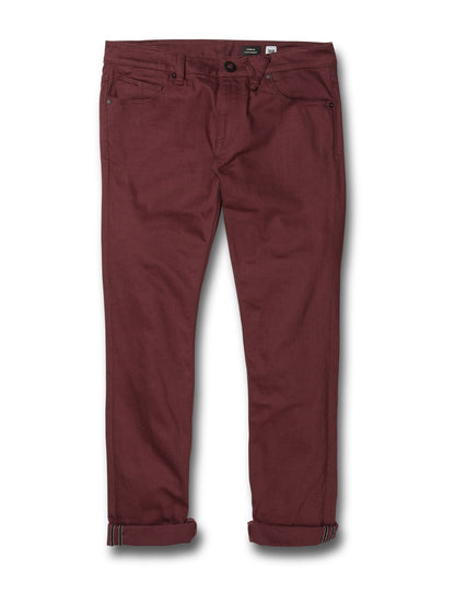 Vorta 5 Pocket Slub Trousers - Pinot
