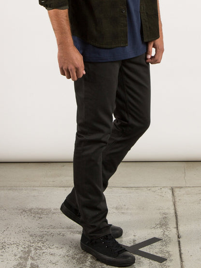 Vorta 5 Pocket Slub Slim Fit Jeans - Stealth