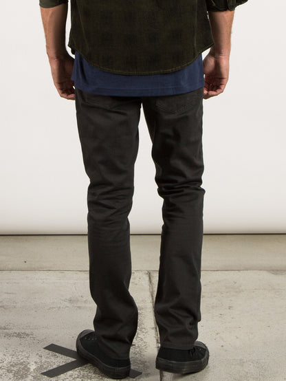 Vorta 5 Pocket Slub Slim Fit Jeans - Stealth
