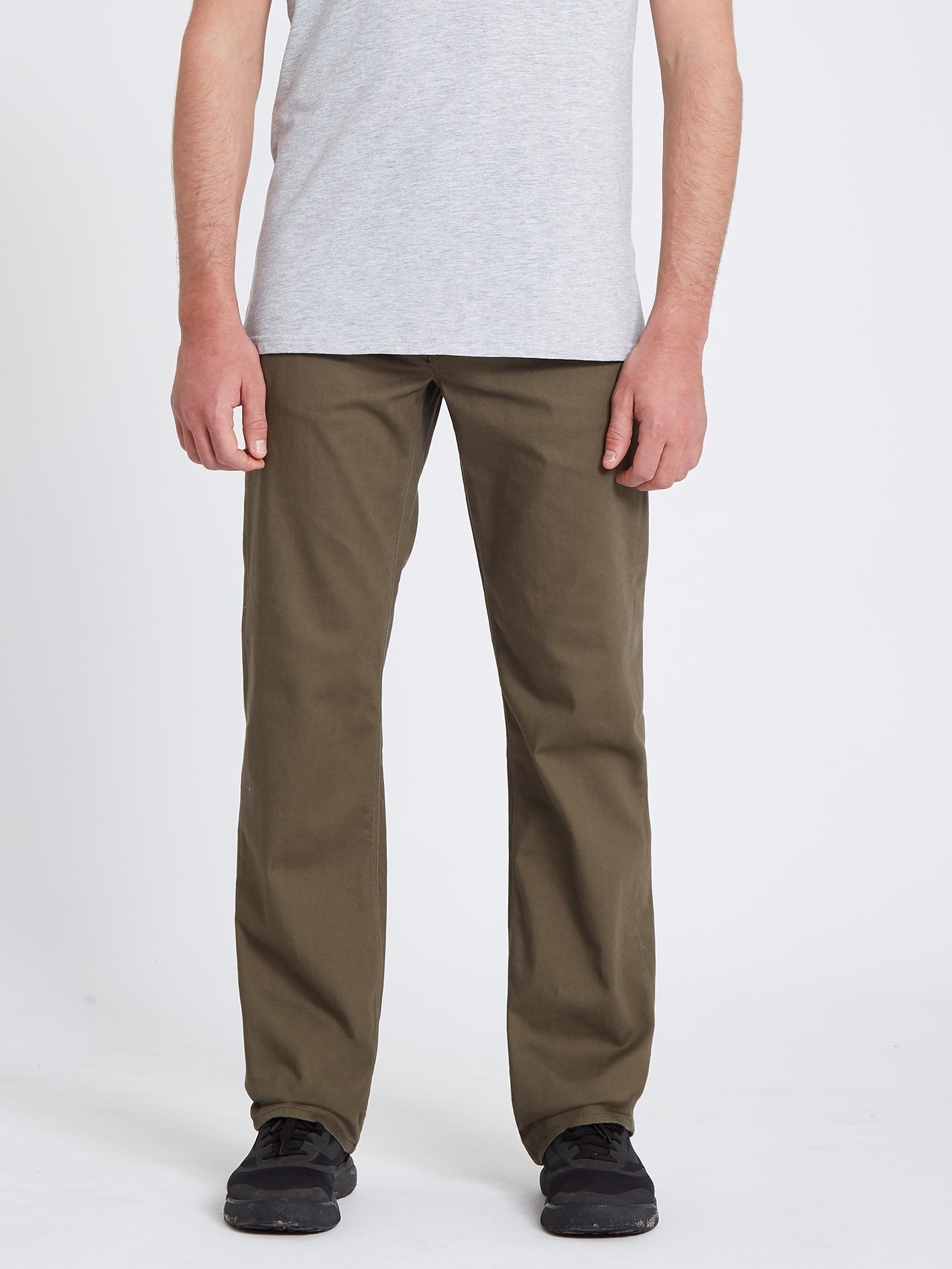 Solver 5 Pocket Slub Pant - Tarmac Brown