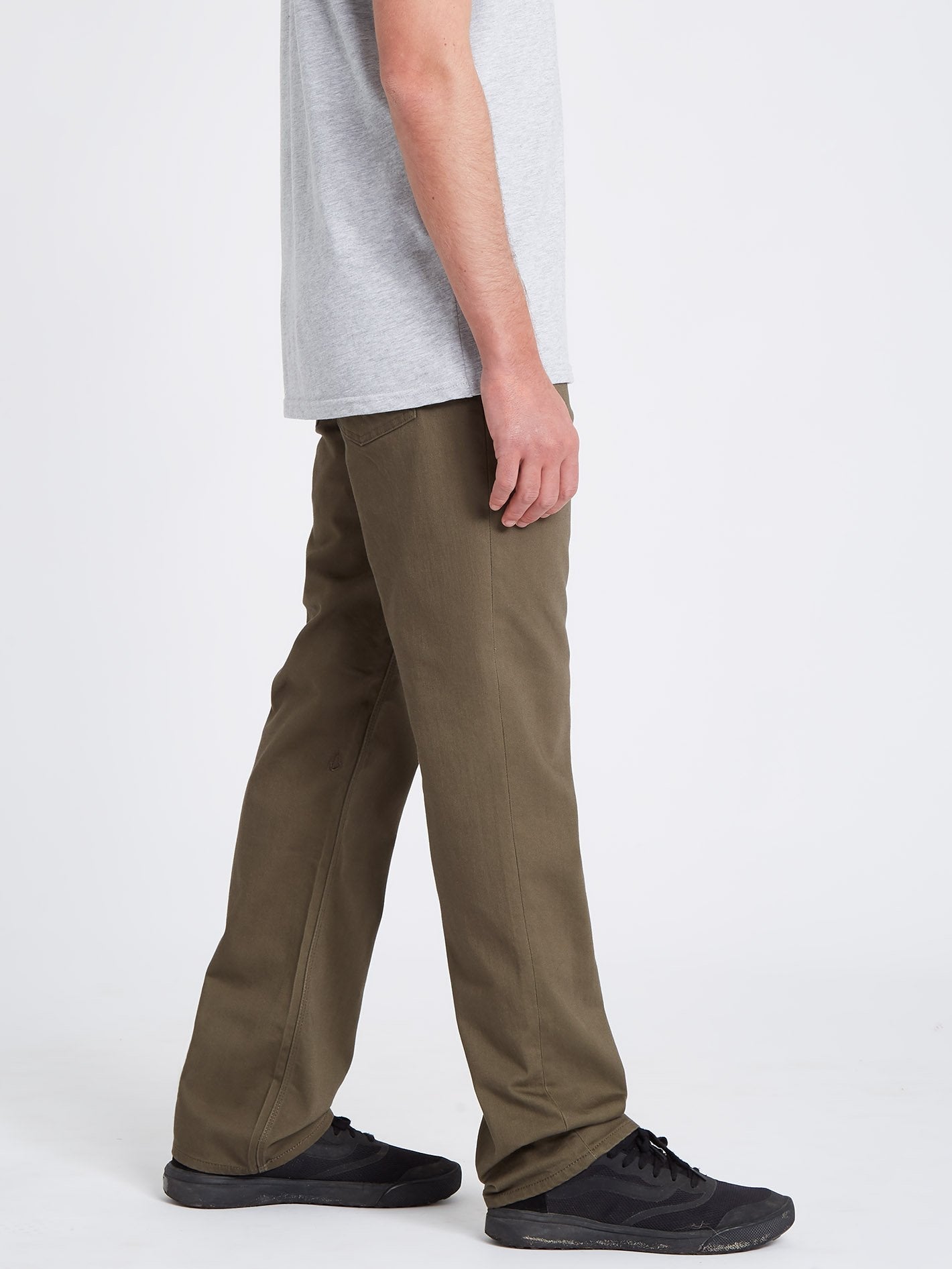Solver 5 Pocket Slub Pant - Tarmac Brown