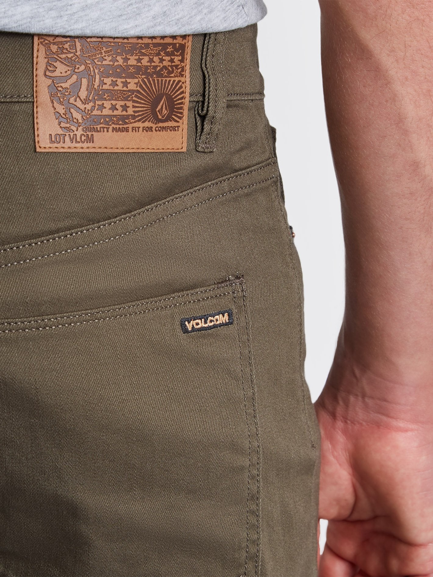 Solver 5 Pocket Slub Pant - Tarmac Brown