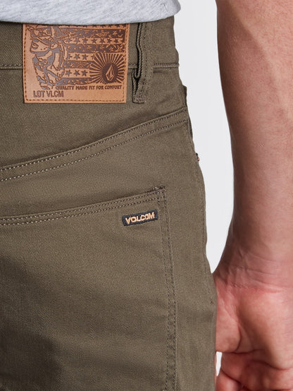 Solver 5 Pocket Slub Pant - Tarmac Brown