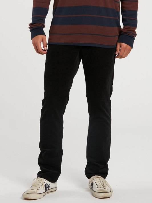Vorta 5 Pocket Cord Pant - BLACK