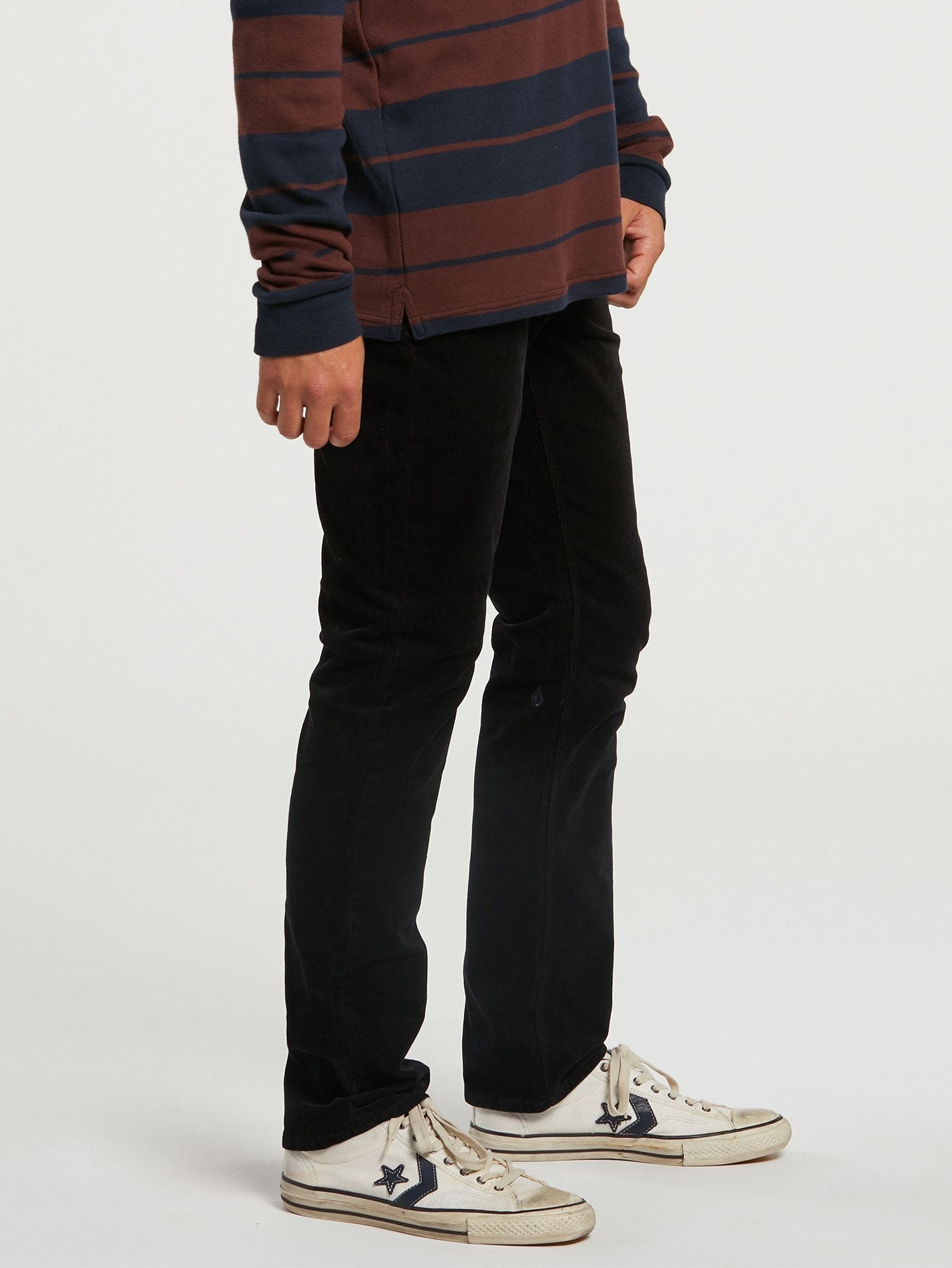 Vorta 5 Pocket Cord Pant - BLACK