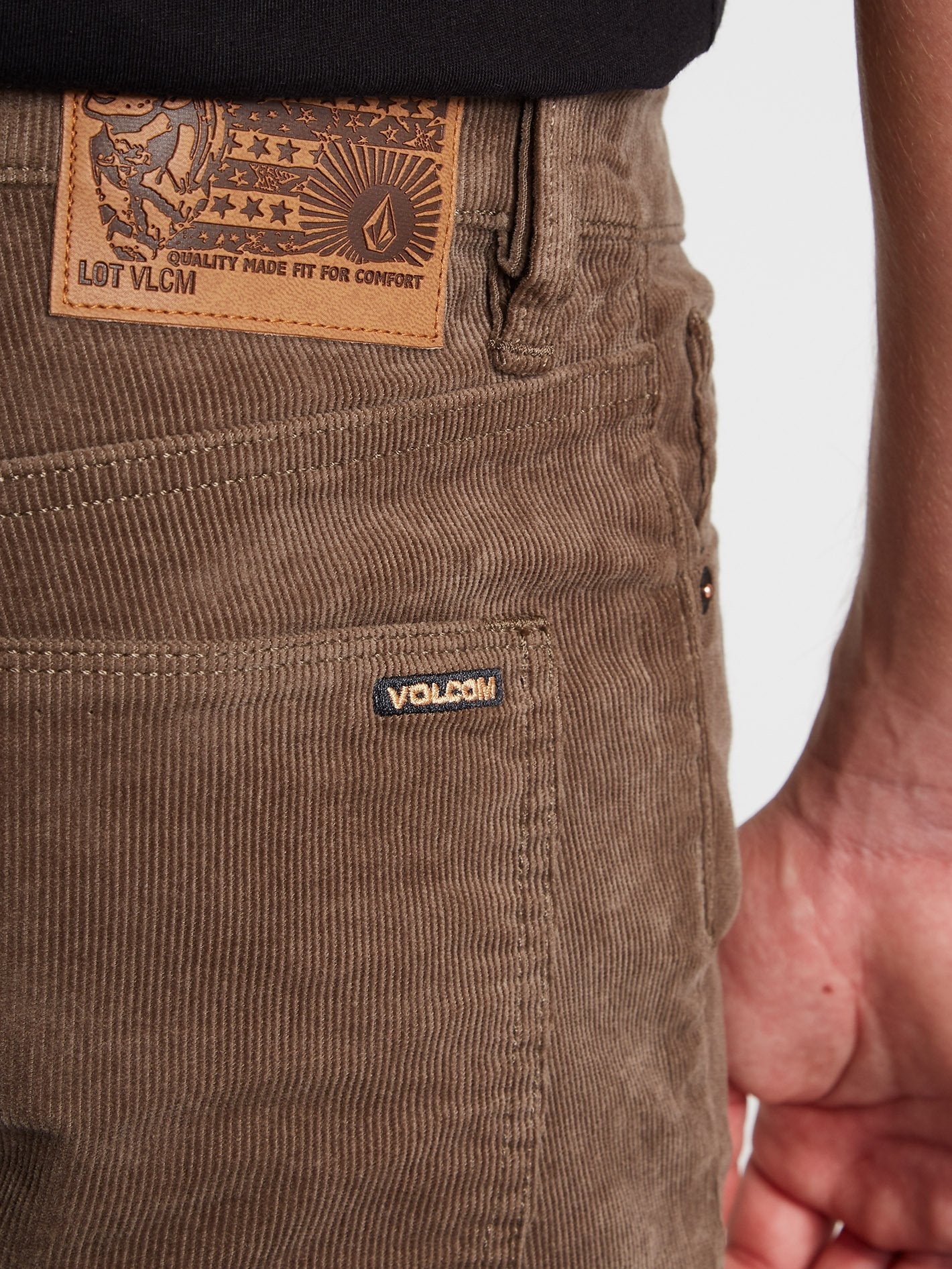 Vorta 5 Pocket Cord Pant - MUSHROOM