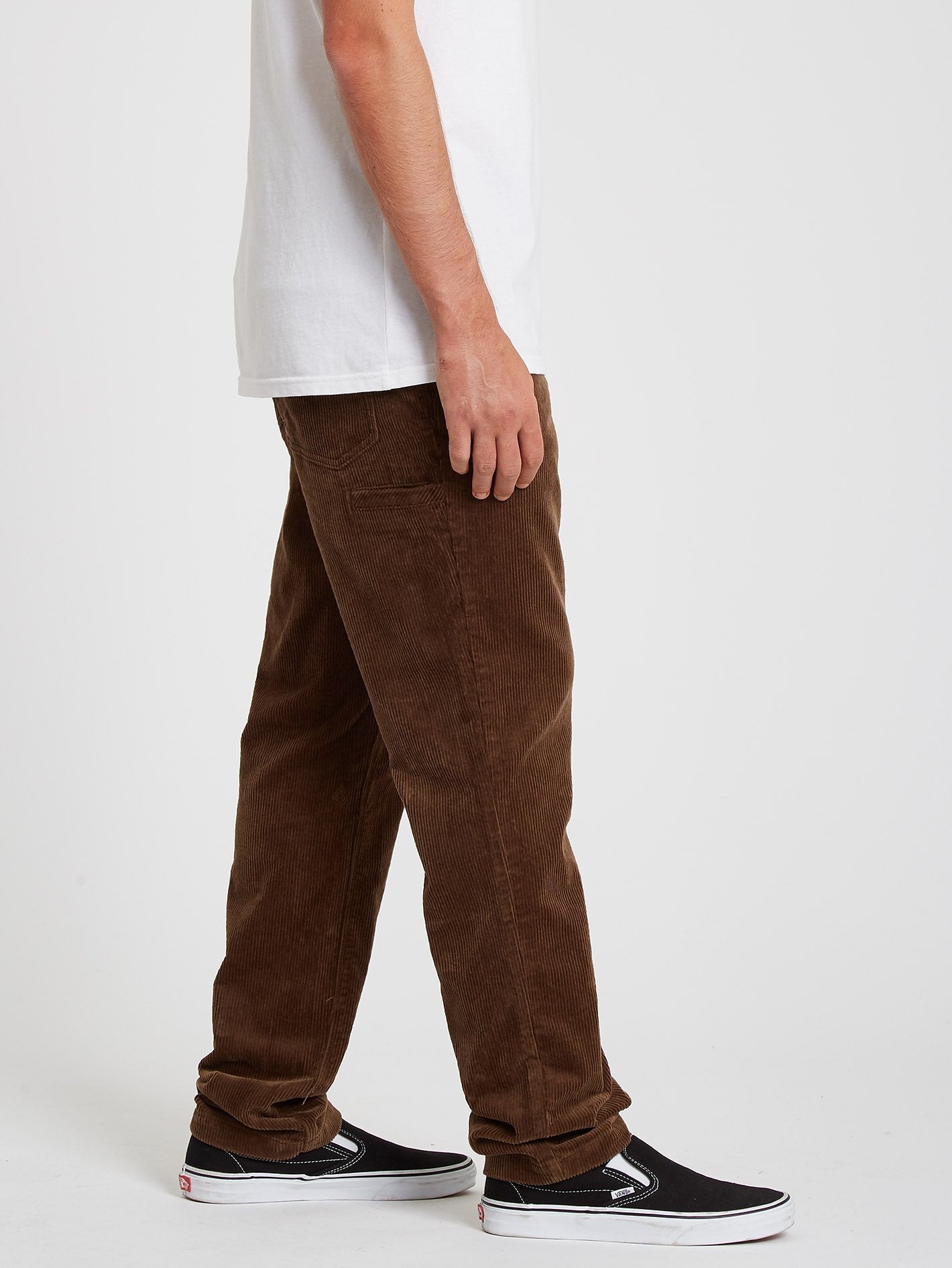 Louie Lopez Tapered Cord Pant - DARK EARTH