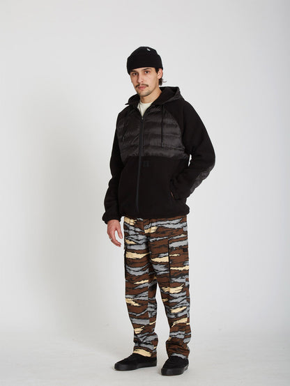 Pinz And Needles Cargo Trousers - BARK BROWN