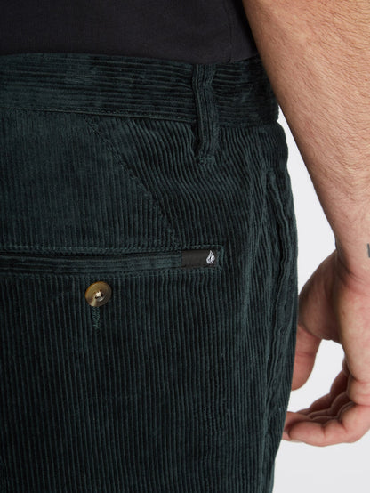 Louie Lopez Tapered Corduroy Trousers - CEDAR GREEN