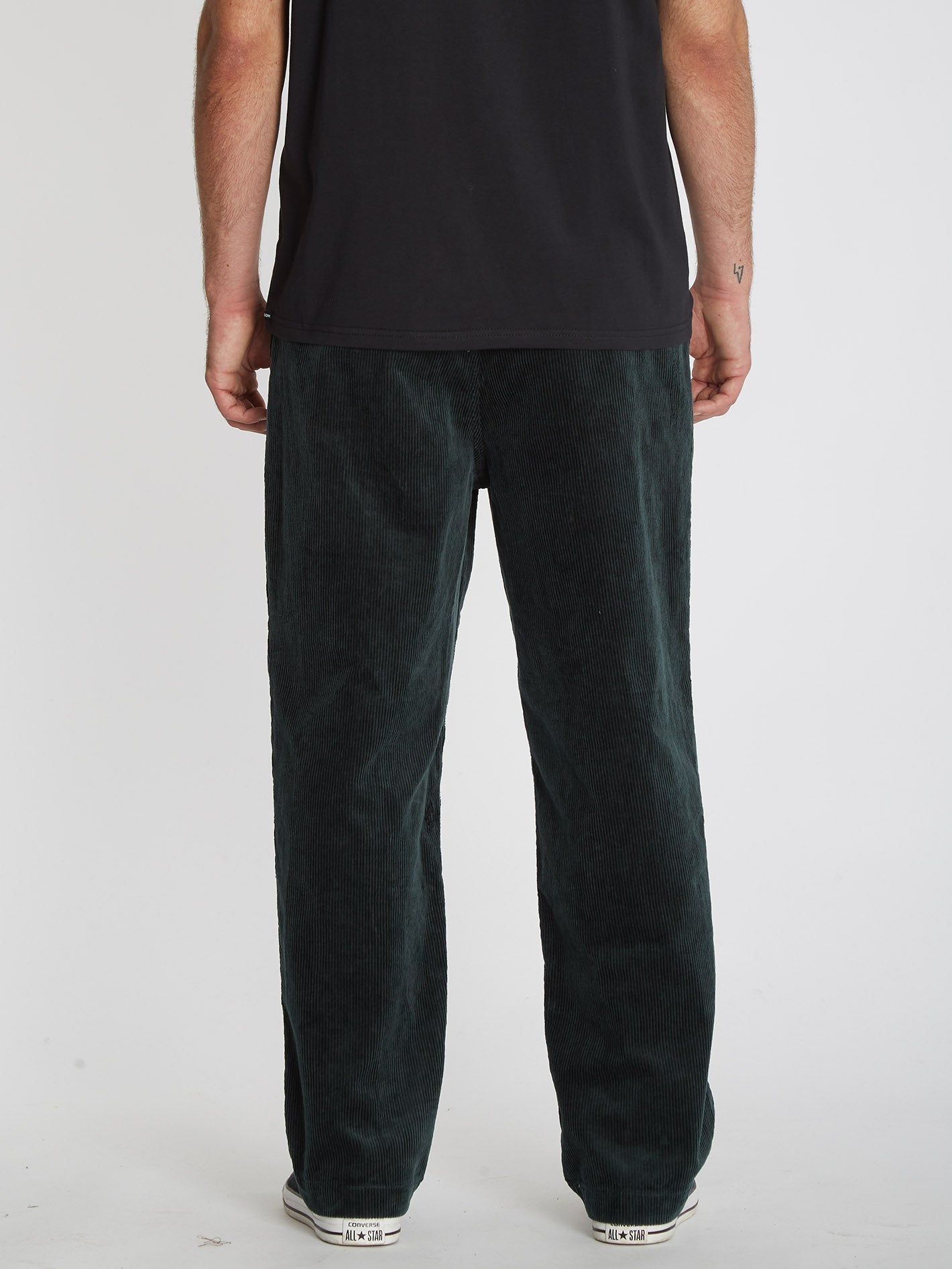 Louie Lopez Tapered Corduroy Trousers - CEDAR GREEN