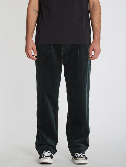 Louie Lopez Tapered Corduroy Trousers - CEDAR GREEN