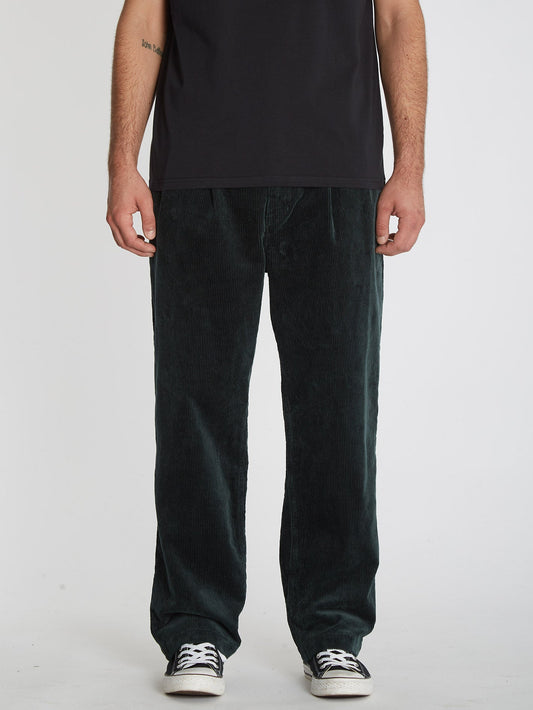Louie Lopez Tapered Corduroy Trousers - CEDAR GREEN