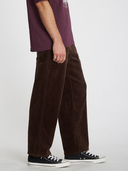 Lurking About Corduroy Trousers - DARK BROWN