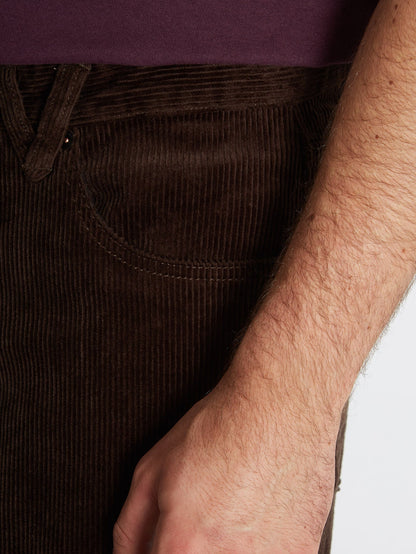 Lurking About Corduroy Trousers - DARK BROWN