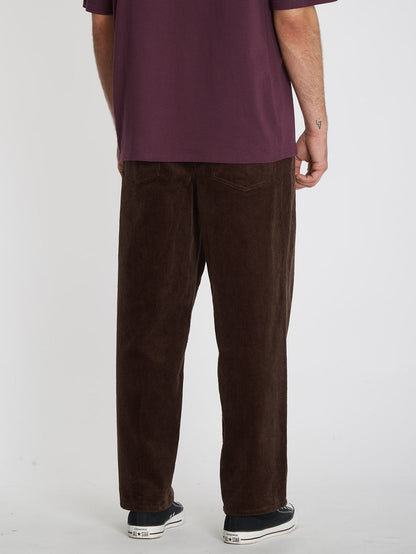 Lurking About Corduroy Trousers - DARK BROWN