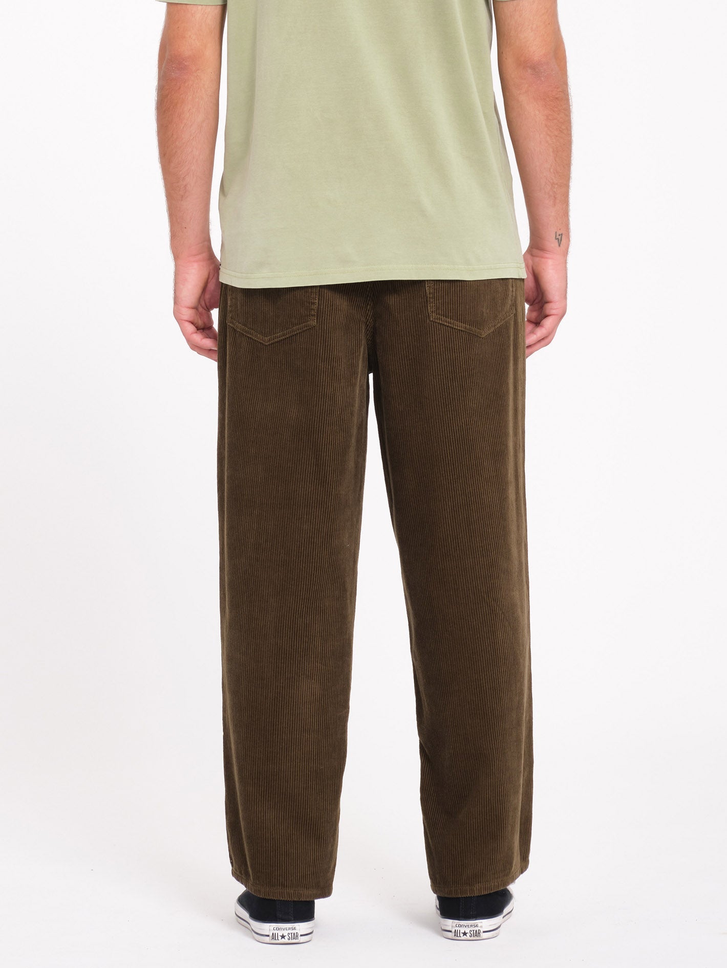 Billow Tapered Corduroy Trousers - Wren