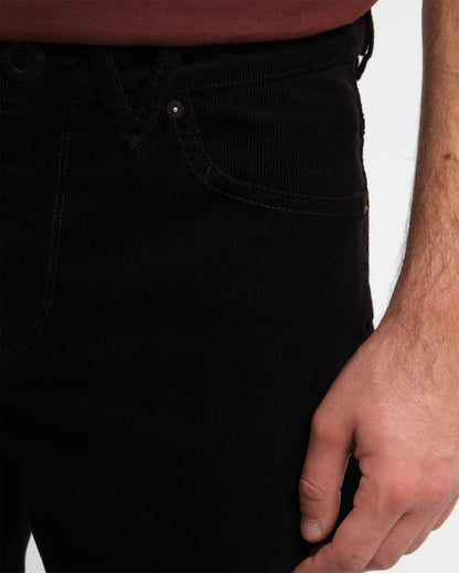 Solver 5 Pocket Corduroy Trousers - Black