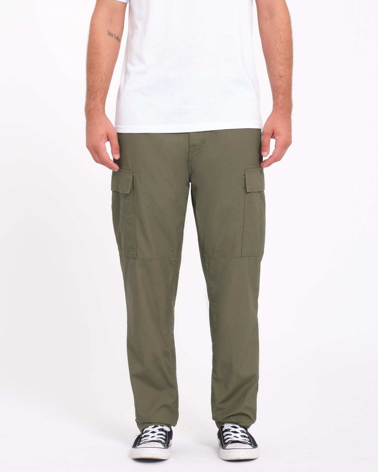 Strange Tripper Tapered Cargo Trousers - WINTERMOSS