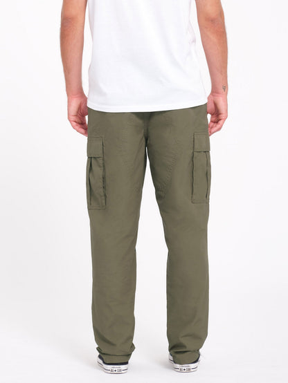 Strange Tripper Tapered Cargo Trousers - Wintermoss