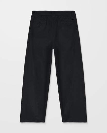 Baggos Pleat Trousers - Black