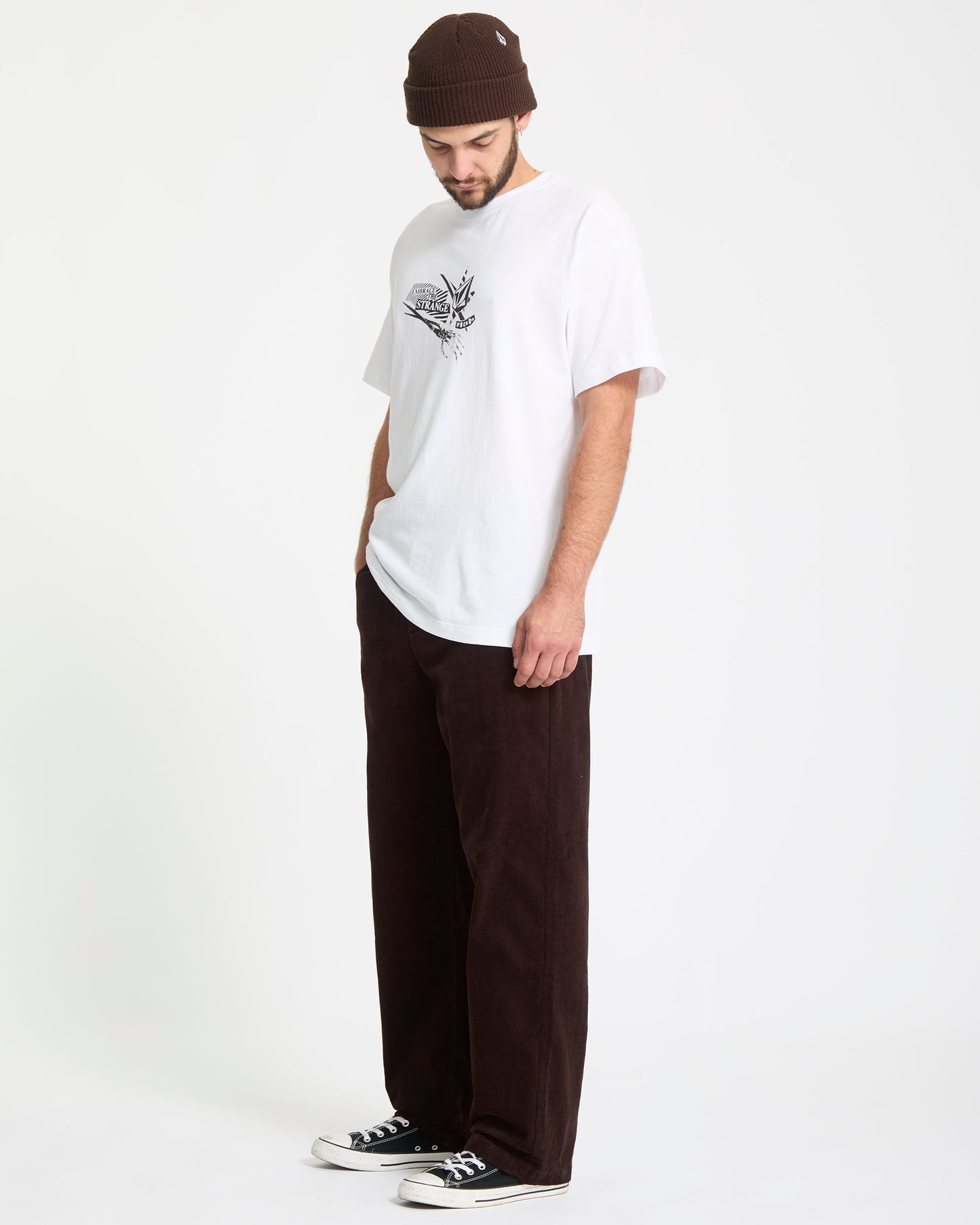 Frickin Loose Tapered Corduroy Trousers - Cacao