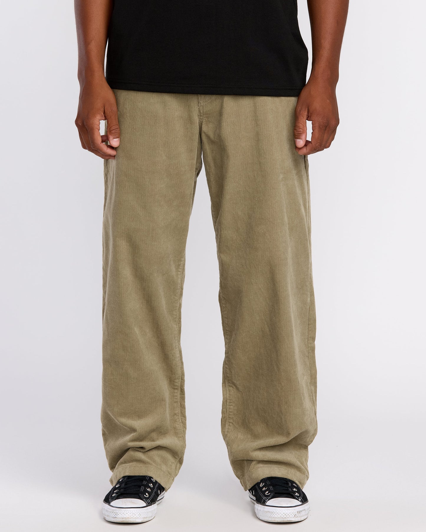 Frickin Loose Tapered Corduroy Trousers - Khaki