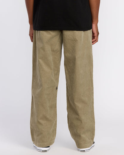 Frickin Loose Tapered Corduroy Trousers - Khaki
