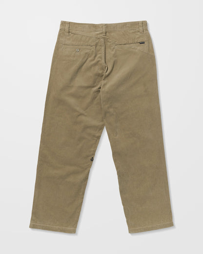 Frickin Loose Tapered Corduroy Trousers - Khaki