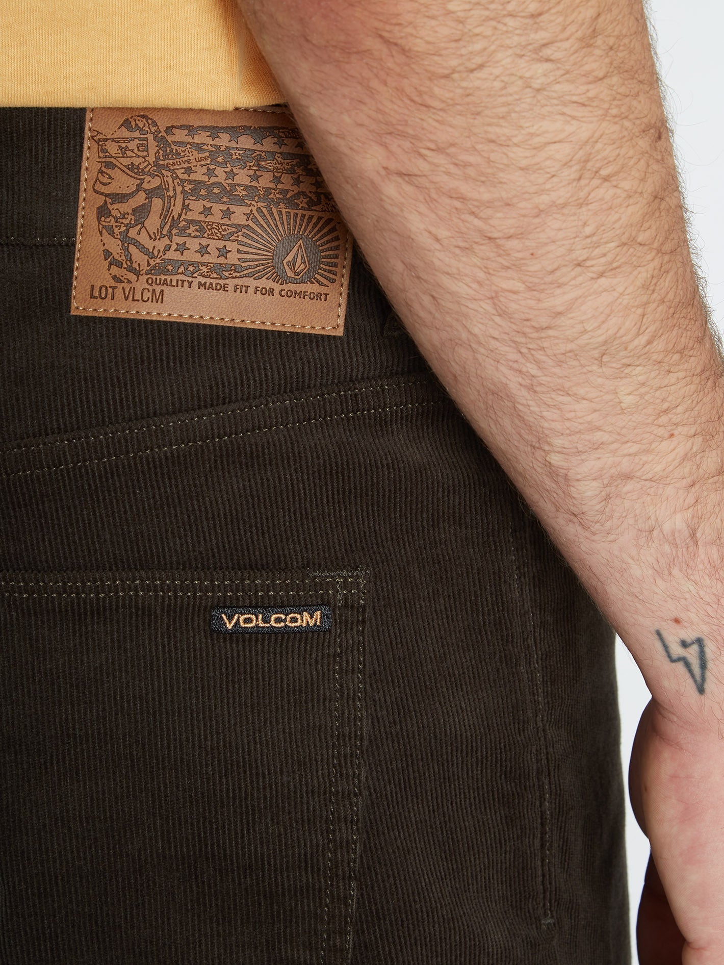 Solver 5 Pocket Corduroy Trousers - RINSED BLACK
