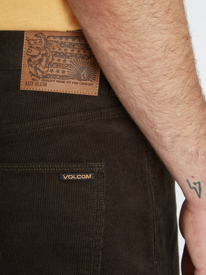 Solver 5 Pocket Corduroy Trousers - RINSED BLACK
